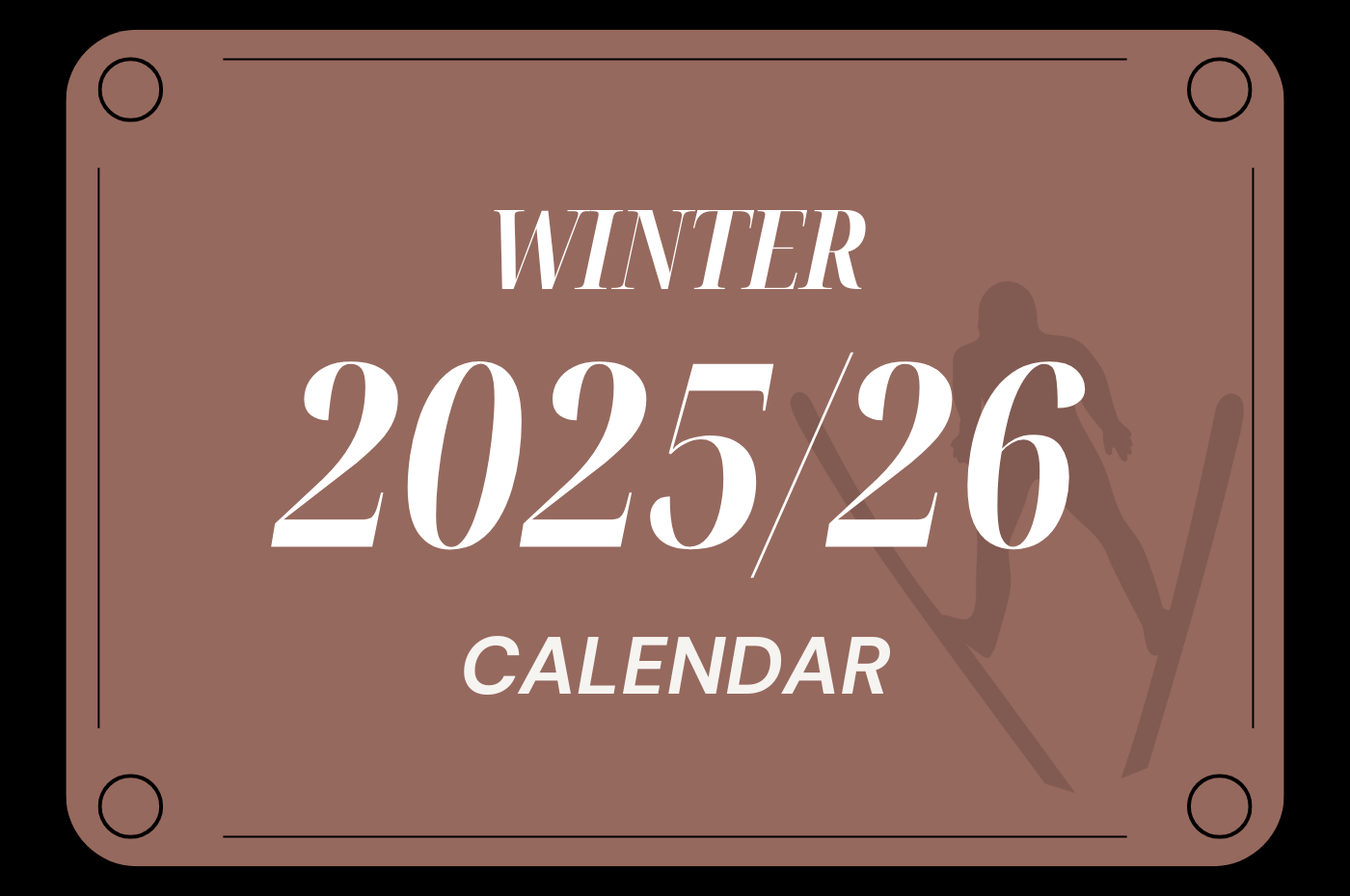 2025/26スキージャンプ大会日程